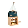 thumbnail image 3 of Almencla Hand Crank Music Box Ornaments, Collectable Figurines, Novelty Decoration Hand Operated for Colleague Friend Classmate Gifts Boat, 3 of 8