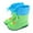 AB83 O, variant on Baby Rain Boots Kids Animals Print Anti- Easy On Booties With Adjustable Straps Unisex Teen Boys Girls Rainy Day Waterproof Rain Shoes Size 9-9.5 Years
