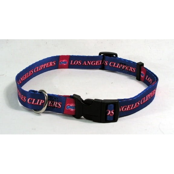 Los Angeles Basketball Clipper's Large L Dog/Cat Pet Collar