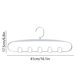 thumbnail image 4 of Percha multifuncional antideslizante con 5 ganchos, diseño de hombros alargados y gruesos para ahorrar espacio en dormitorios y armarios. Aestivo | Blanco | AESTIVO, 4 of 5