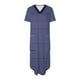 thumbnail image 5 of Vestido de Verano para Mujeres Impreso Manga Corta Cuello de Vuelta, Ocio Y Vestido de Verano Fluido con Mangas, 5 of 6