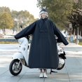 thumbnail image 2 of High Quality Waterproof Motorcycle Raincoat Scooter Riding Poncho, 2 of 2