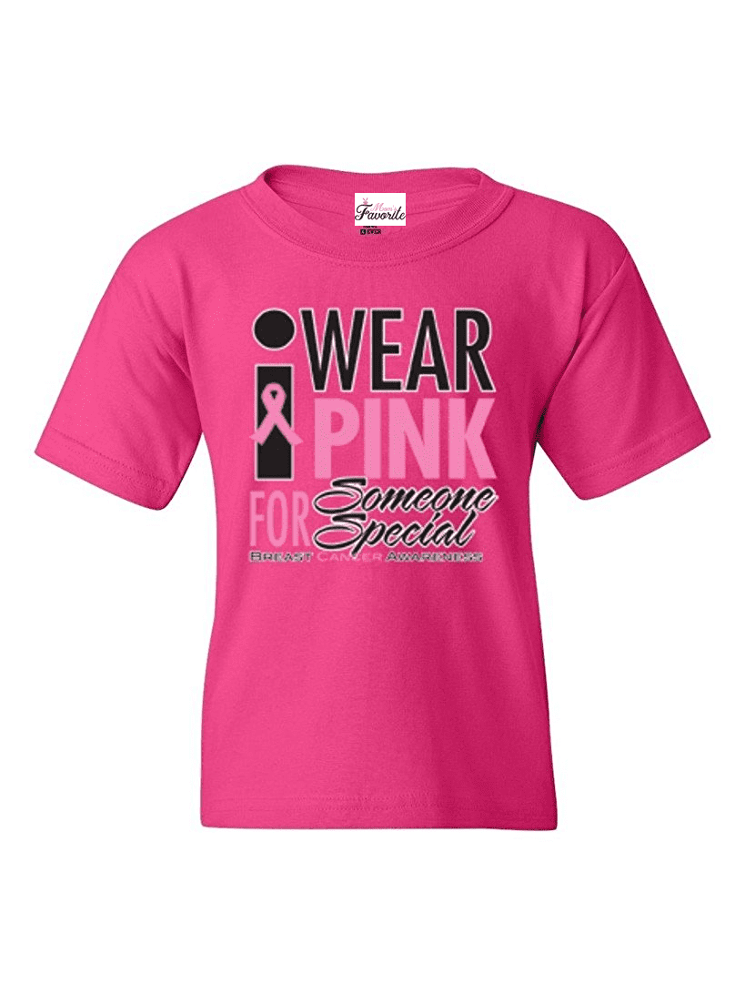 Big Girls TShirts and Tank Tops I Wear Pink for Someone Special