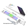thumbnail image 4 of Línea de neón ARGB Módulo de PC de cable de extensión de fuente de alimentación flexible para fuente de alimentación (2 * 8 pines), 4 of 7