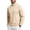 Beige, variant on Men's Thermal Shirt Thin Fleece Lined Long Sleeve Base Layer Lightweight Workout Undershirts