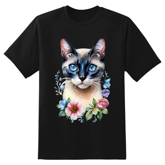 Men's Graphic TeeCat Letter Print T-Shirts Round Neck Short Sleeves Sizes XS-5XL Summer Daily Casual Tops
