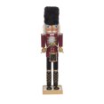 thumbnail image 1 of Holiday  Time PL Glad Tidings 15in Wood Red Nurcraker Home Decor, 1 of 5