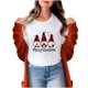 thumbnail image 1 of Fiudx Camisas para Mujer Blusa Informal de Manga Corta con Estampado de Cuello Redondo para Mujer, 1 of 4
