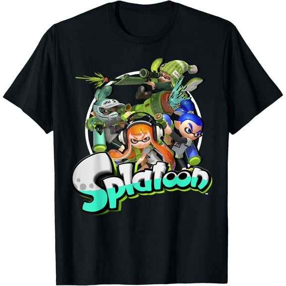 Splatoon T-shirt Splatoon Inkling Squid Kids Logo Graphic T-Shirt