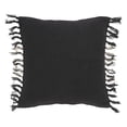 thumbnail image 4 of Eston Black Tan Plaid Pillow 12x12, 4 of 6