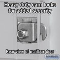 thumbnail image 2 of SALSBURY INDUSTRIES 3712S-2PARU Horiz Mailbox,USPS,2Dr,Alum,RL,44-1/2in, 2 of 2