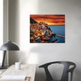 thumbnail image 3 of Awypu Cinque Terre Manarola Italy Cliff Homes Landscape Photo Photograph Art Sicily Almafi Coast Picture Beautiful Scenery Cool Wall Decor Art Print Poster, 3 of 4