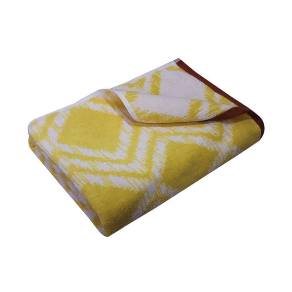 Hometrends Fashion Bath Towel, Yellow, 1 Piece