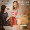 thumbnail image 3 of Gifts for Mom from Daughter and Son, Birthday Gifts for Mom, Night Light, Mom Gifts for Mother's Day, Birthday, Thanksgiving, Acrylic Night Lamp for Mom, 3 of 8