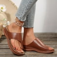 thumbnail image 4 of Orthopedic Sandals for Women 2025 Comfortable Arch Support Walking Flip Flops Arch Support Dress Slides, 4 of 6