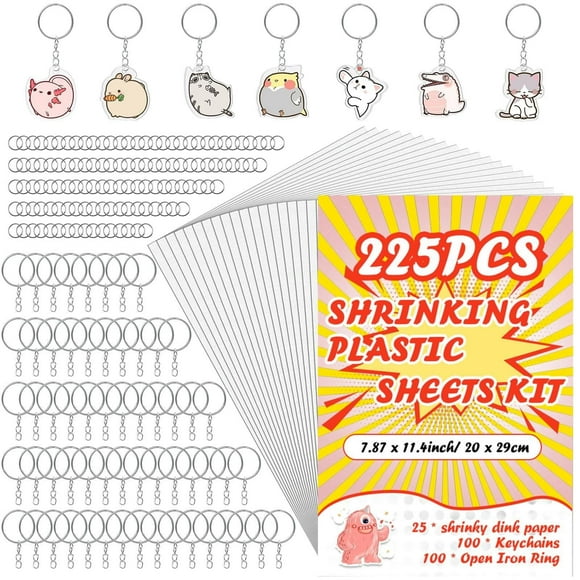 Kit de manualidades OFNMY, sábanas retráctiles con llaveros para niños