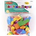 thumbnail image 2 of CLN Charles Leonard Creative Arts Foam Shapes Assorted Colors/Sizes 264/Pack CHL70526, 2 of 3