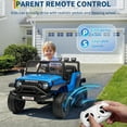 thumbnail image 4 of Garvee Kids Ride on Car XMX653 , with Remote Controller, for Age 3-6 Years, Blue, 4 of 8