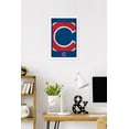 thumbnail image 2 of MLB Chicago Cubs - Logo 25 Wall Poster, 14.725" x 22.375" Framed, 2 of 5