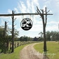 thumbnail image 2 of Handmadetneonsign Personalized Outdoor Ranch Farm Name Sign Hanging Metal Sign,Farm Ranch Name Sign, 2 of 4