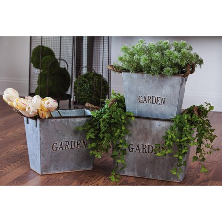 UPC 746851939570 product image for Cape Craftsmen 3 Piece Nested Rectangular Planters Set | upcitemdb.com