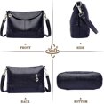 thumbnail image 4 of Small women's shoulder bag. PU leather handbag for women with wallet and card, 4 of 5
