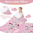 thumbnail image 3 of Pioneer Flower Floral Print Pattern Toddler Nap Mats for Kids Preschool,Sleeping Mat Bag or Kids,Toddler Sleeping Bag,Toddler Nap Mat or Daycare, 3 of 6