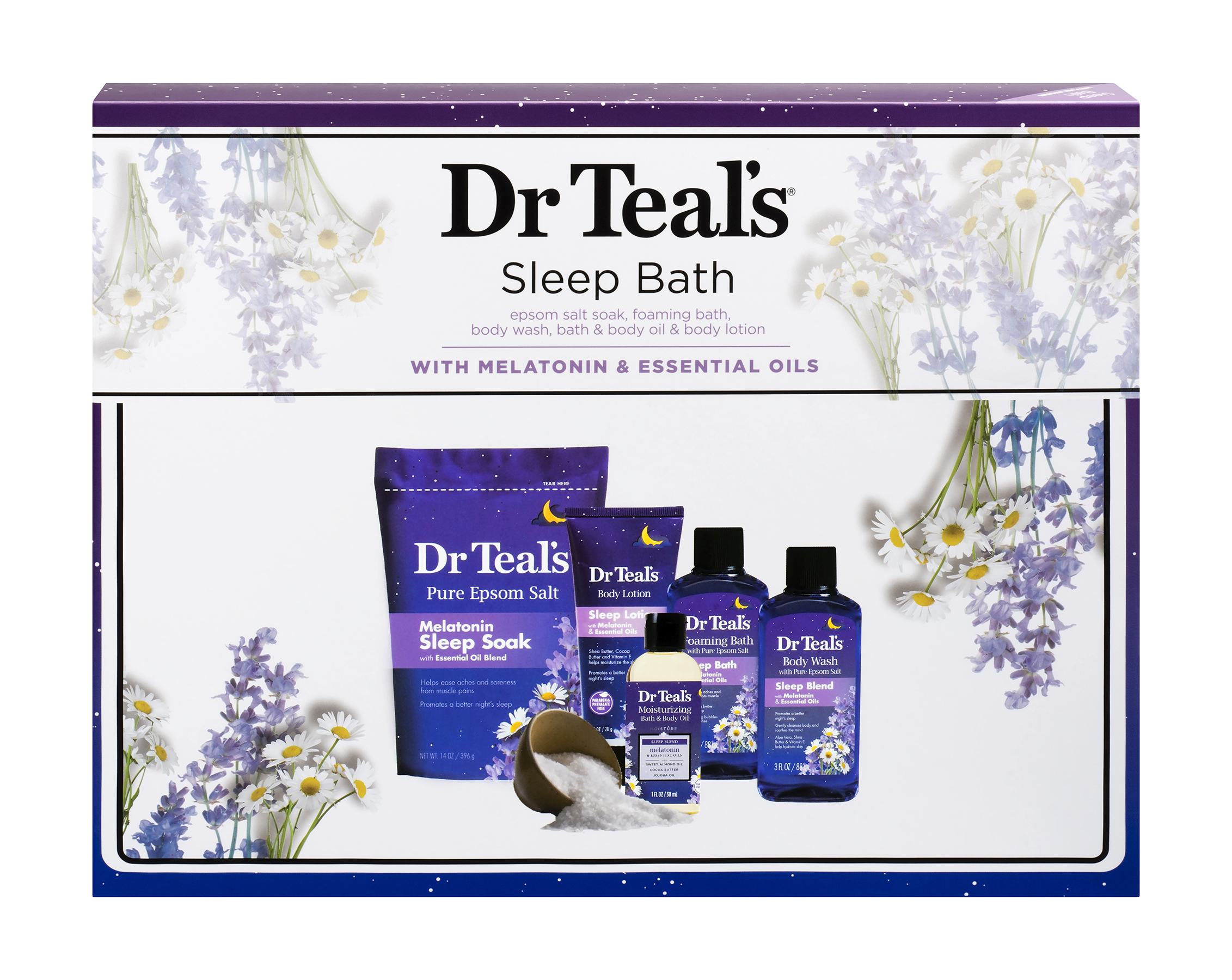 Dr Teal's Bath and Body Regimen Relax & Relief Gift Set: Melatonin - image 2 of 16