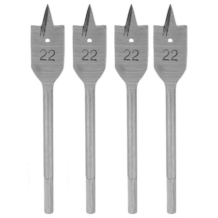 

2024 4Pcs Flat Wood Drill Bit Set High Carbon Steel Spade Boring Woodworking Tools 22mm