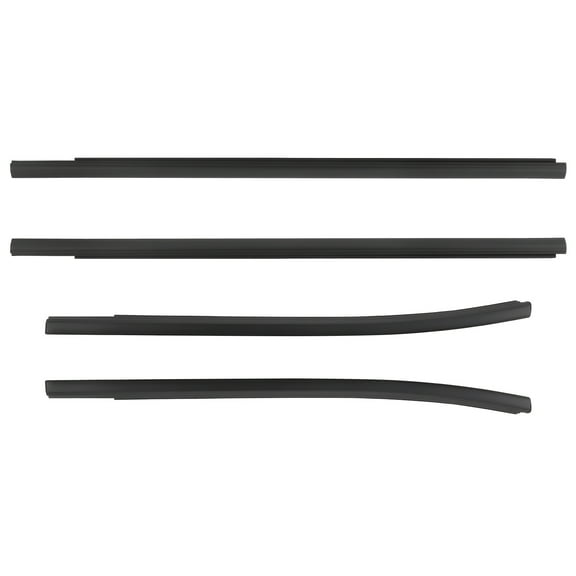 Maxpeedingrods Door Belt Molding Weatherstrip 4pcs Kit for Ford Ranger 2011-2021 AB3Z2625554F