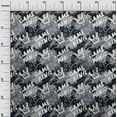 thumbnail image 3 of oneOone Viscose Chiffon Gray Fabric Writing Abstract Texture With Text Craft Projects Decor Fabric Printed By The Yard 42 Inch Wide, 3 of 4