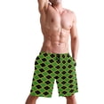 thumbnail image 6 of Men's Jamaican-Flag-Stripe-Caribbean-Island-Design Quick Dry Swim Trunks with Pockets Beach Board Shorts Bathing Suits S-3XL, 6 of 7