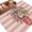 Light Beige Light Pink Cherry Pink, variant on Small Round Rug 3Ft Washable Non-Slip, Valentine's Day Circle Area Rugs for Living Room Bedroom, Roses Flowers Pink Stripes Country Beige Indoor Floor Mats Carpet Runner for Home Decor