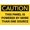 Warning Sign 2, variant on Caution Parking Lot Slippery ICY/Wet Exit Metal Tin Sign 12 x 8 Inches - Safety Warning Decor, Perfect for Street, Business, Home Wall, Outdoor Parking Use