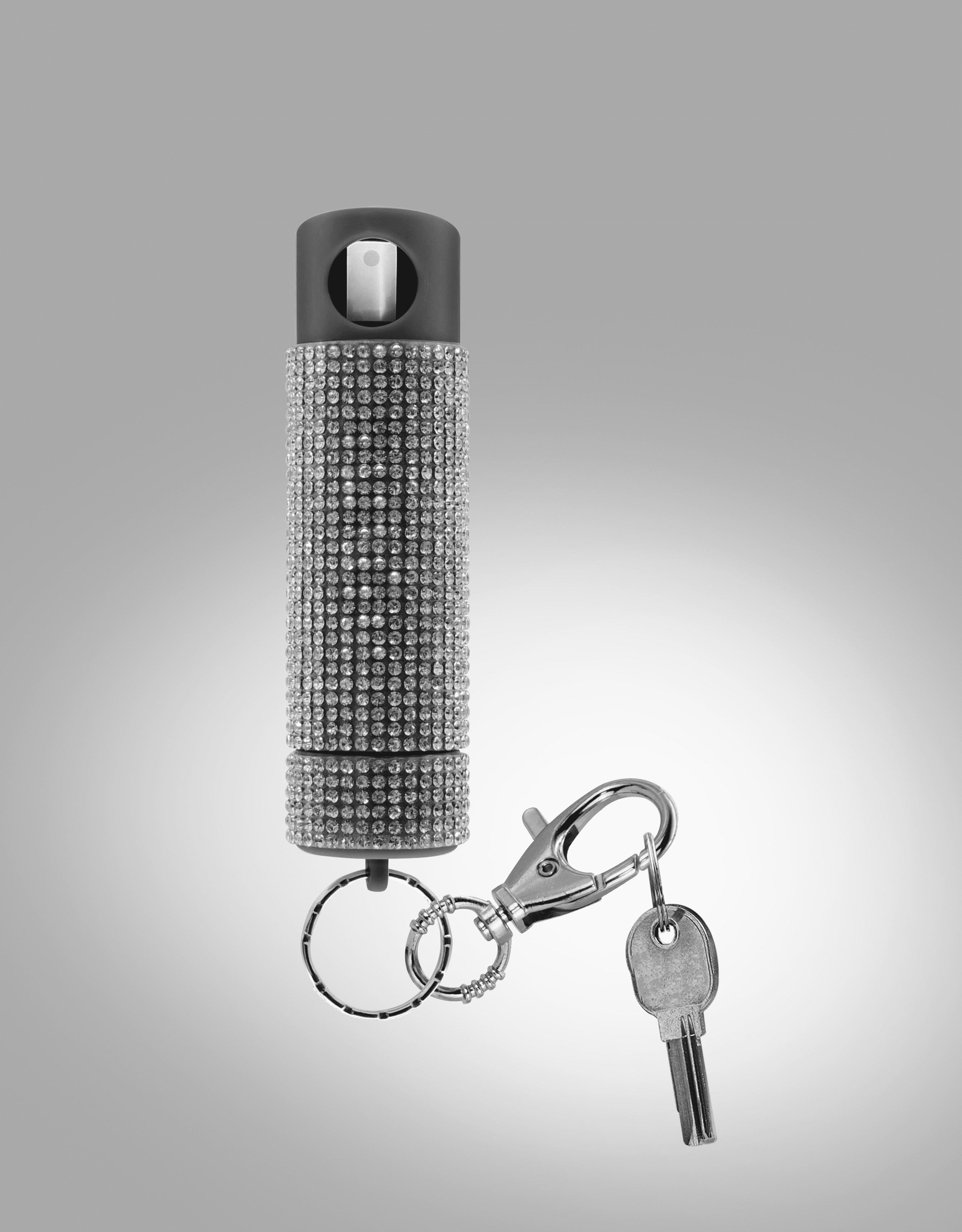 Guard Dog Bling it on Glass Breaker White Keychain Pepper Spray, pack of 1