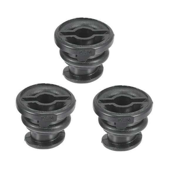 Oil Drain Plug Pan Thread Repair No.06L103801 for Audi A3 2015-2020 Plastic Black 3 Pcs