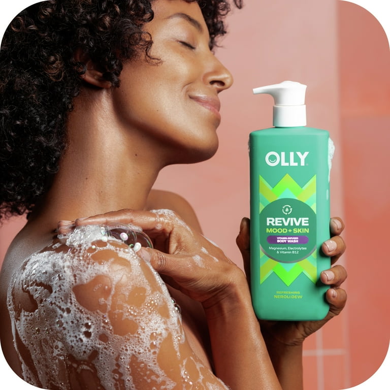 OLLY Vitamins Revive Body Wash Repairs Skin Barrier 17 oz