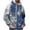 #372-Navy, variant on Kakii Men's Patchwork Style Hoodie, Green with Multicolor Artistic Print Long Sleeve Sweatshirt, Vintage Oversized Statement Pullover