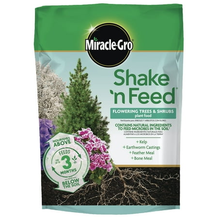 Miracle-Gro Shake 'N Feed Flowering Trees & Shrubs Plant Food 8 (Best Fertilizer For Flowering Cannabis)