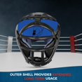thumbnail image 3 of Defy Boxing Headgear - Ideal for Men & Women, MMA, Boxing, Headgear, UFC, Fighting, Sparring, Taekwondo, BJJ, Training, Blue, XL, 3 of 5