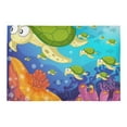 thumbnail image 2 of MKHERT Swimming Tortoise Doormat Rug Home Decor Floor Mat Bath Mat 23.6x15.7 inch, 2 of 3