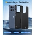 thumbnail image 3 of Funda para teléfono FNTCASE para Moto G 2026, Moto G Power 2025, resistente, negra, 3 of 8