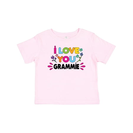 

Inktastic I Love You Grammie with Flowers Gift Baby Girl T-Shirt