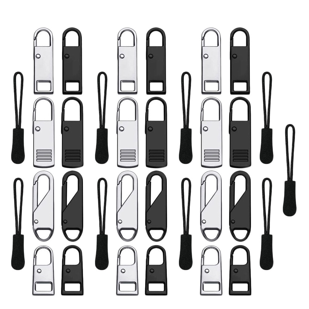 HOMEMAXS 1 Set of DIY Zipper Heads Zipper Pullers Detachable Zipper