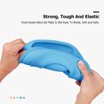 thumbnail image 4 of Plato de silicona para bebé, platos antideslizantes para niños pequeños, cuencos de entrenamiento para alimentación de alimentos (azul) Tmvgtek Para estrenar, 4 of 9
