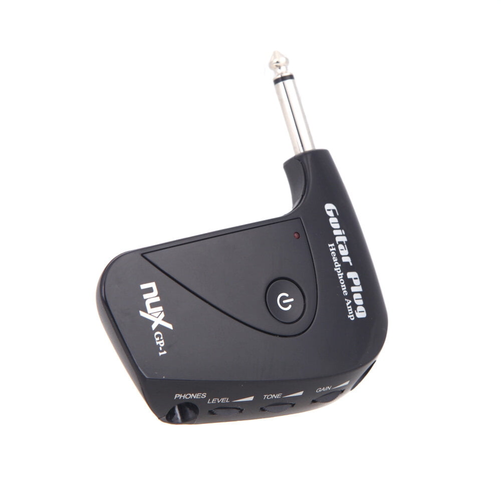 NUX GP-1 Electric Guitar Plug Mini Headphone Amp Built-in Distortion Effect Compact Portable