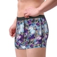 thumbnail image 2 of Fotbe Purple Marble Texture Calzoncillos Tipo Boxer con Bolsa de Soporte Total para Hombre, X-Temp Fresco, Transpirable y de Secado Rápido-Medium, 2 of 5