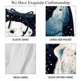 thumbnail image 4 of luoweisi Men's Beach Shorts Quick Dry Swim Trunks with Mesh Lining Galaxy Polar Bear L, 4 of 5
