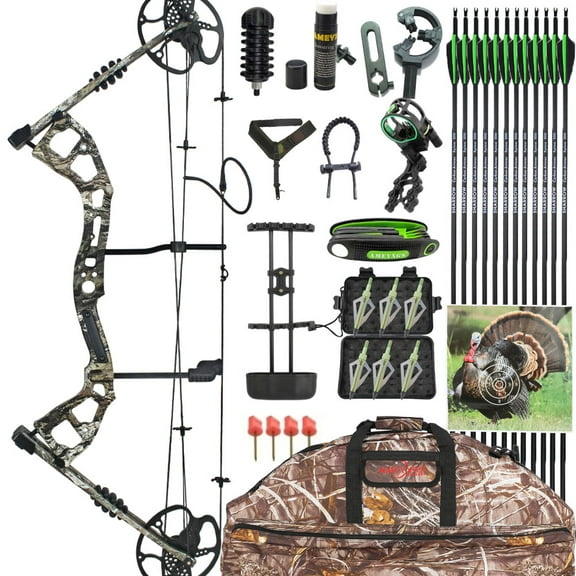 Junxing M193 Compound Bow Kit 325FPS with Arrows