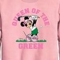 thumbnail image 2 of Disney - Queen Of The Green Golf - Toddler And Youth Crewneck Fleece Sweatshirt, 2 of 4